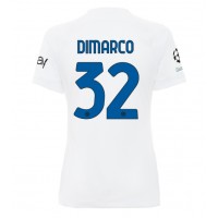 Inter Milan Federico Dimarco #32 Bortedrakt Dame 2023-24 Kortermet